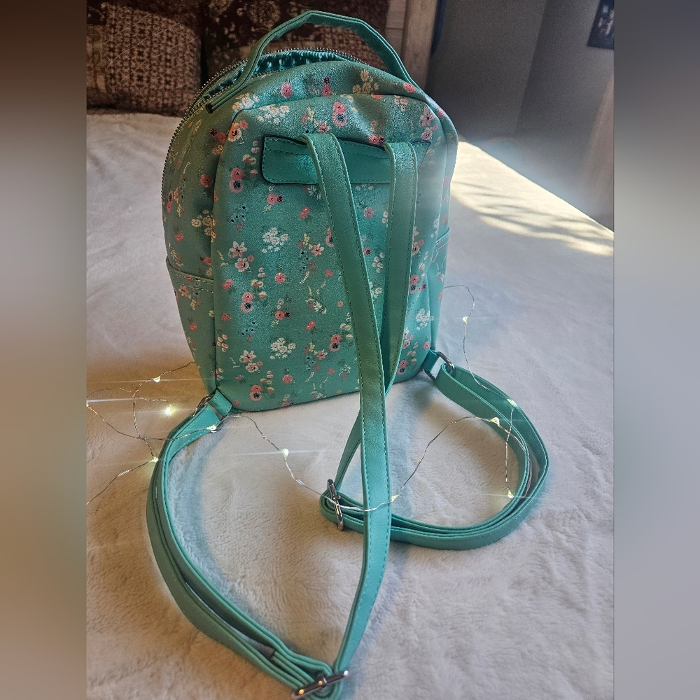 Floral Mini Backpack Purse - Picture 5 of 7